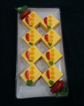 Mango Coconut Mousse Cake